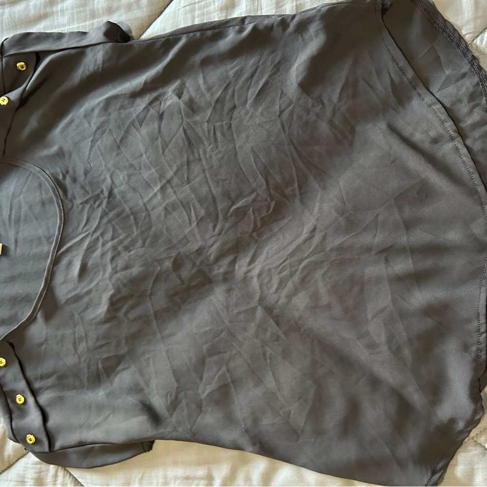 Zenana Outfitters Charcoal Blouse